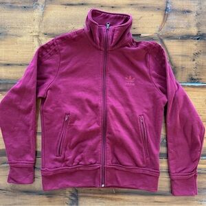 Adidas Maroon Track Jacket